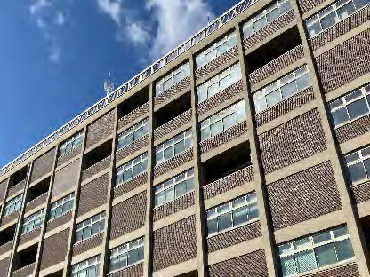 凹凸のある変化に富んだ外観