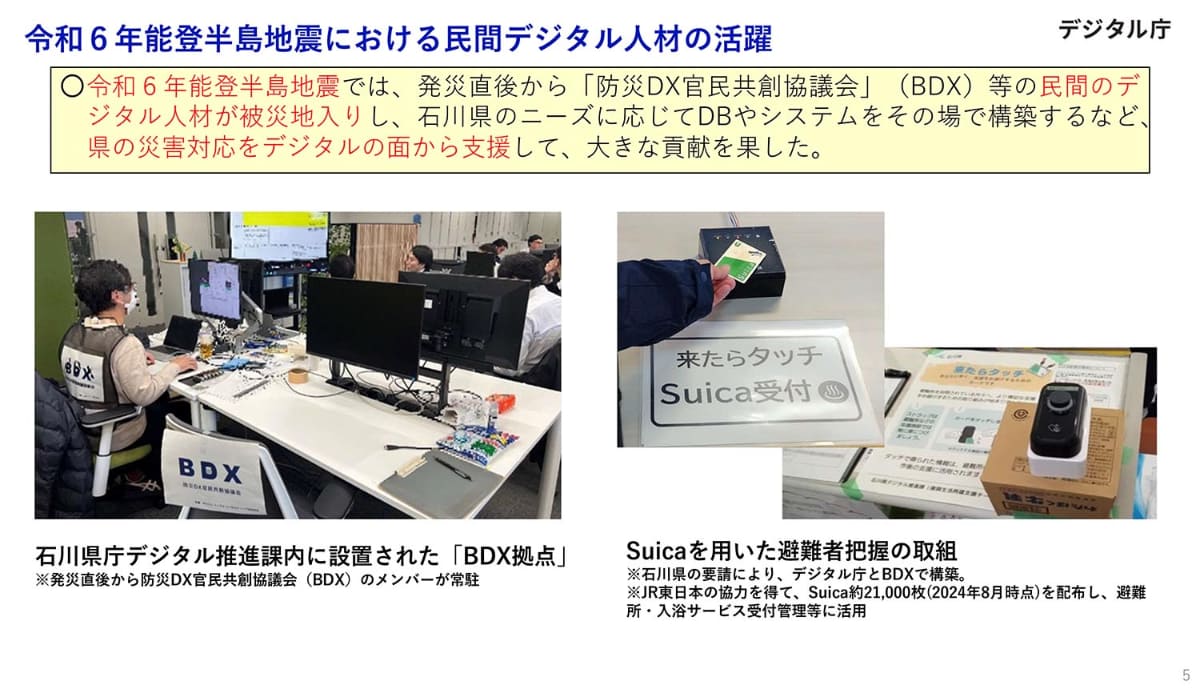 令和6年能登半島地震における民間デジタル人材の活躍
