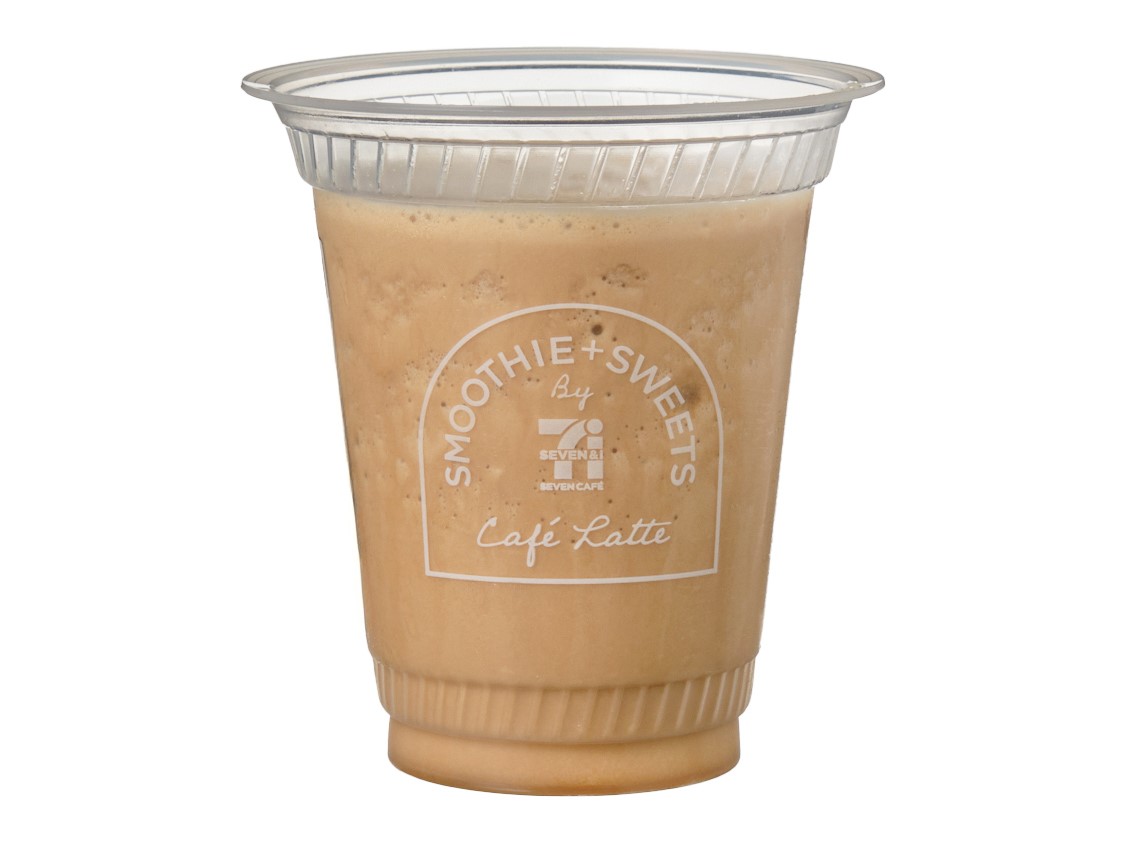 カフェラテスムージー　できあがり後