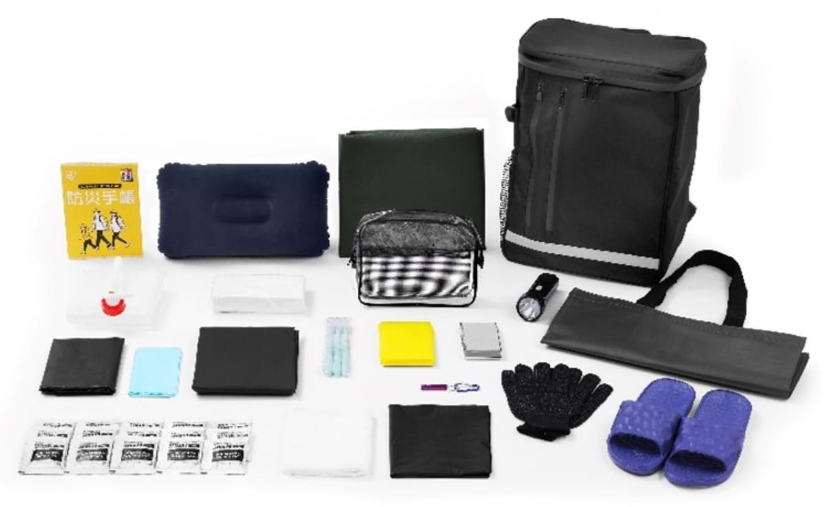 ベースとなる基本の防災リュック