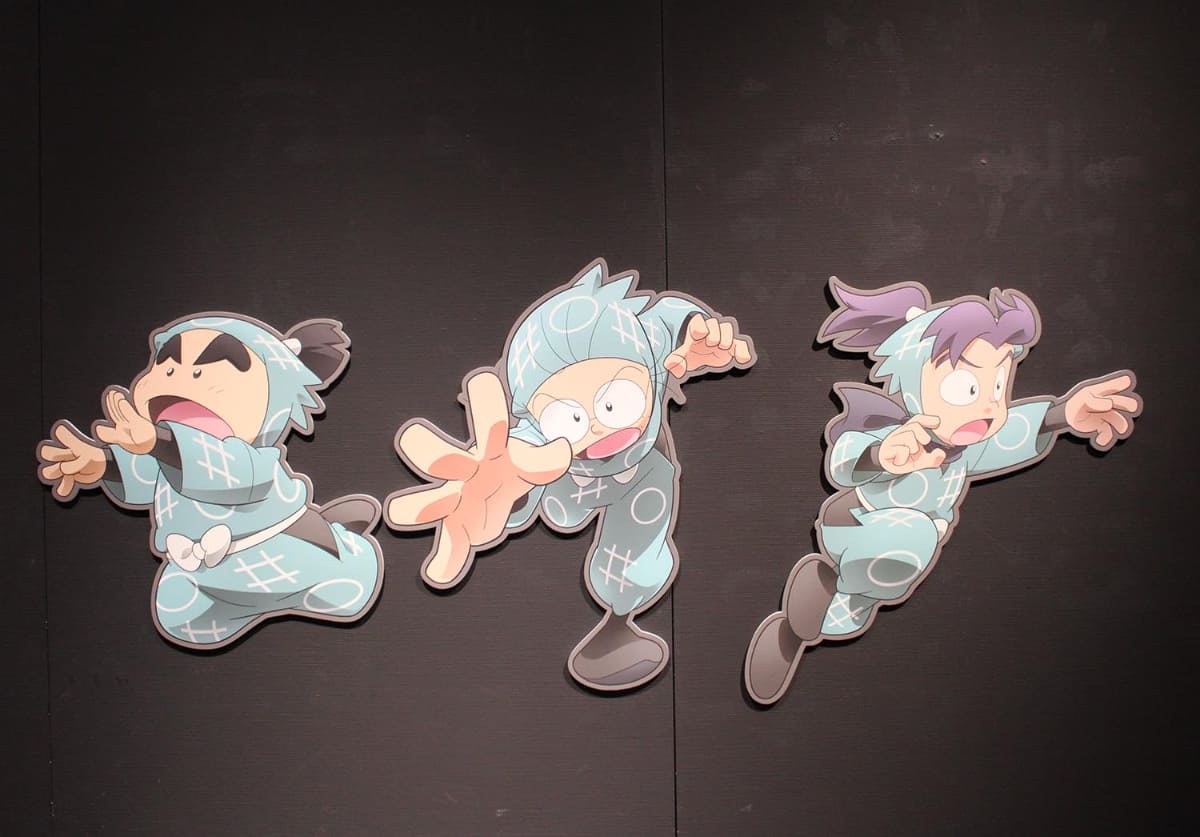 おなじみ「乱きりしん」こと乱太郎、きり丸、しんべヱ。アニメ忍たまのこの「手」の表現が大好きです。