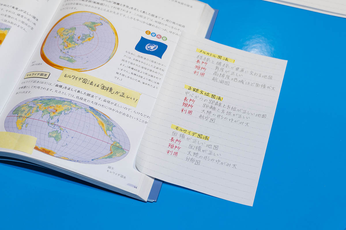 教科書やプリントにもっと書き足せるノートふせん