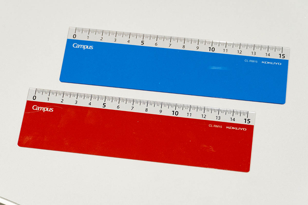 暗記用シートにもなる定規