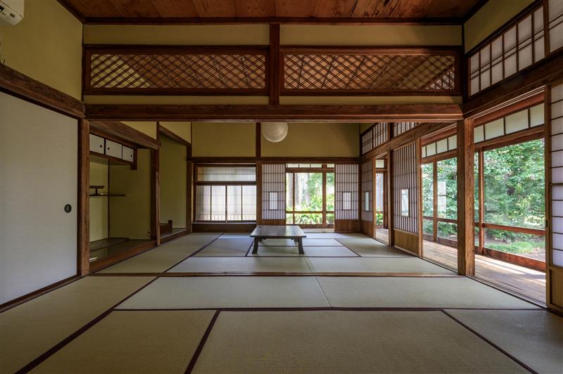 保存された3間続きの和室