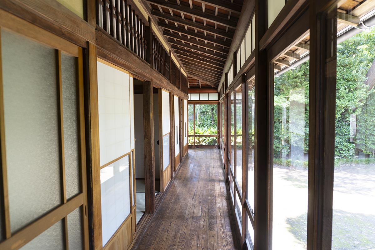 保存された縁側