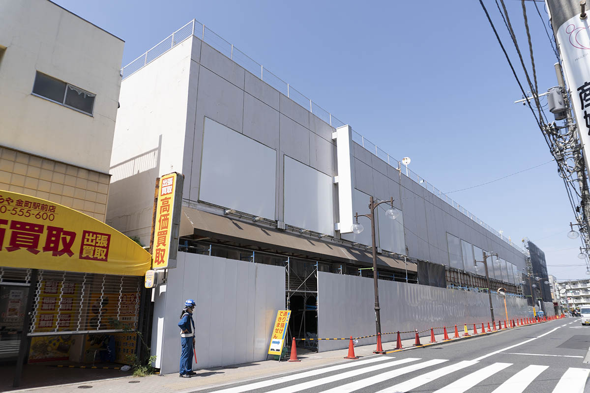 旧教習所は閉鎖され、工事が進められている