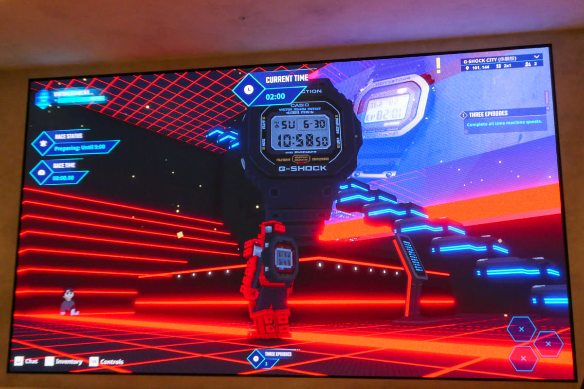 ボクセルで表現されたG-SHOCK