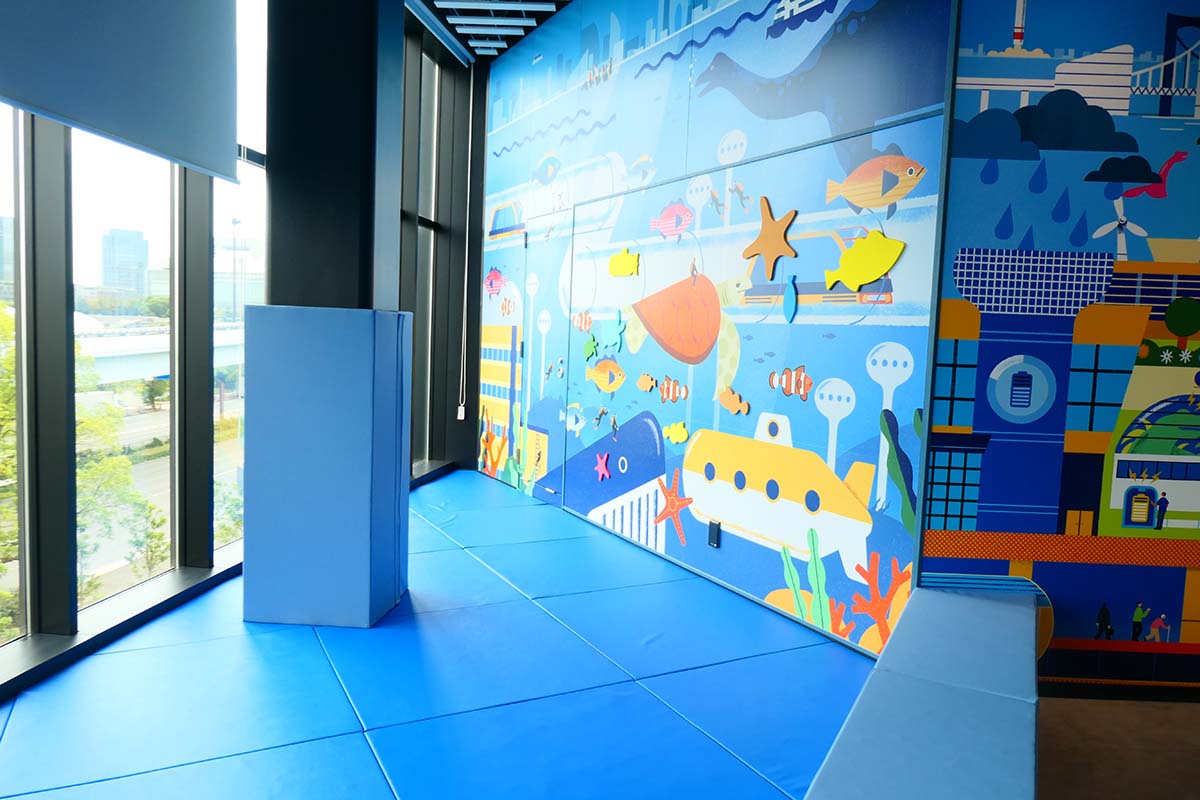 モビリティを表現したキッズエリア「MOBILITY・KIDS AREA」