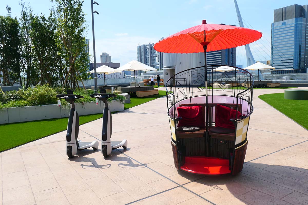 トヨタの次世代モビリティの展示