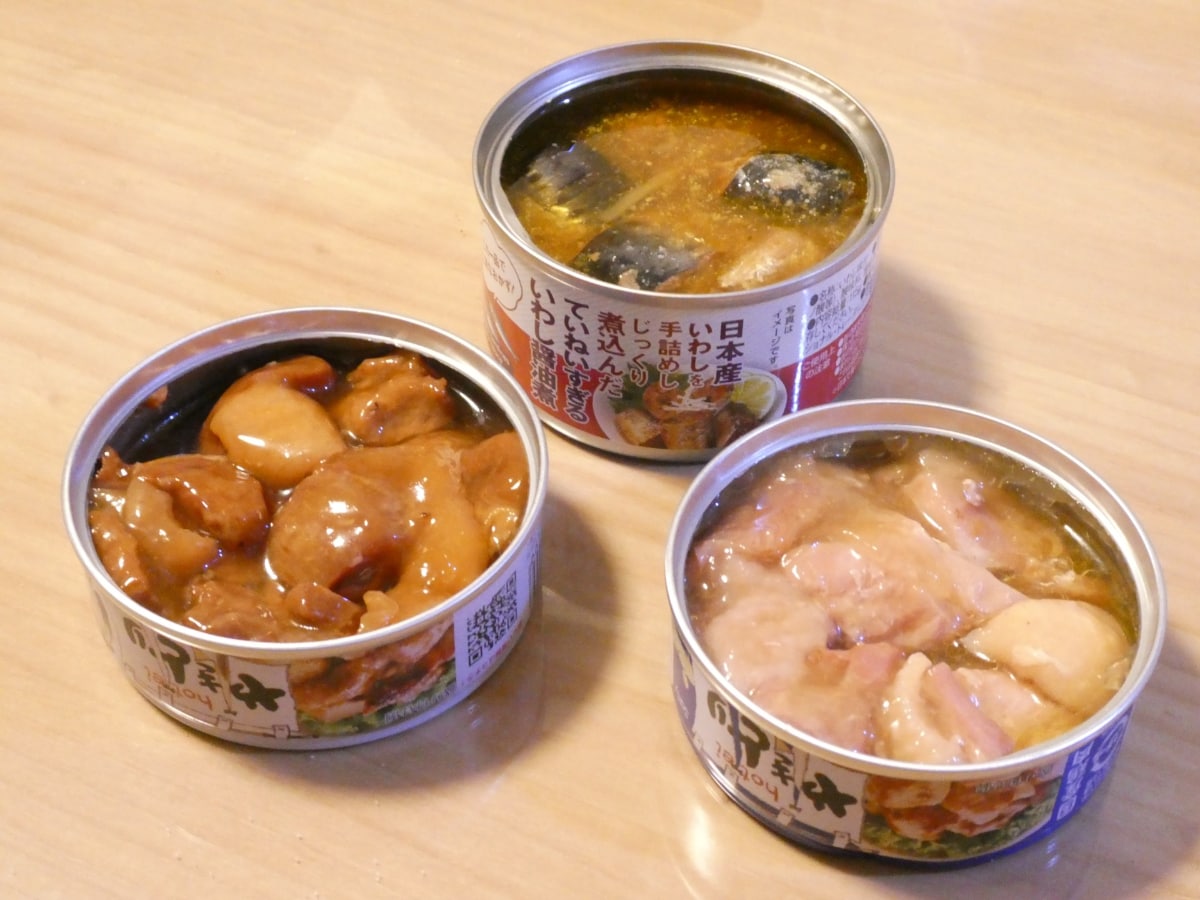 缶詰があるだけで心強い