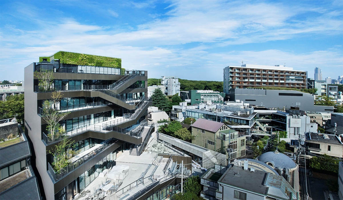 左が原宿クエスト、右奥がウィズ原宿