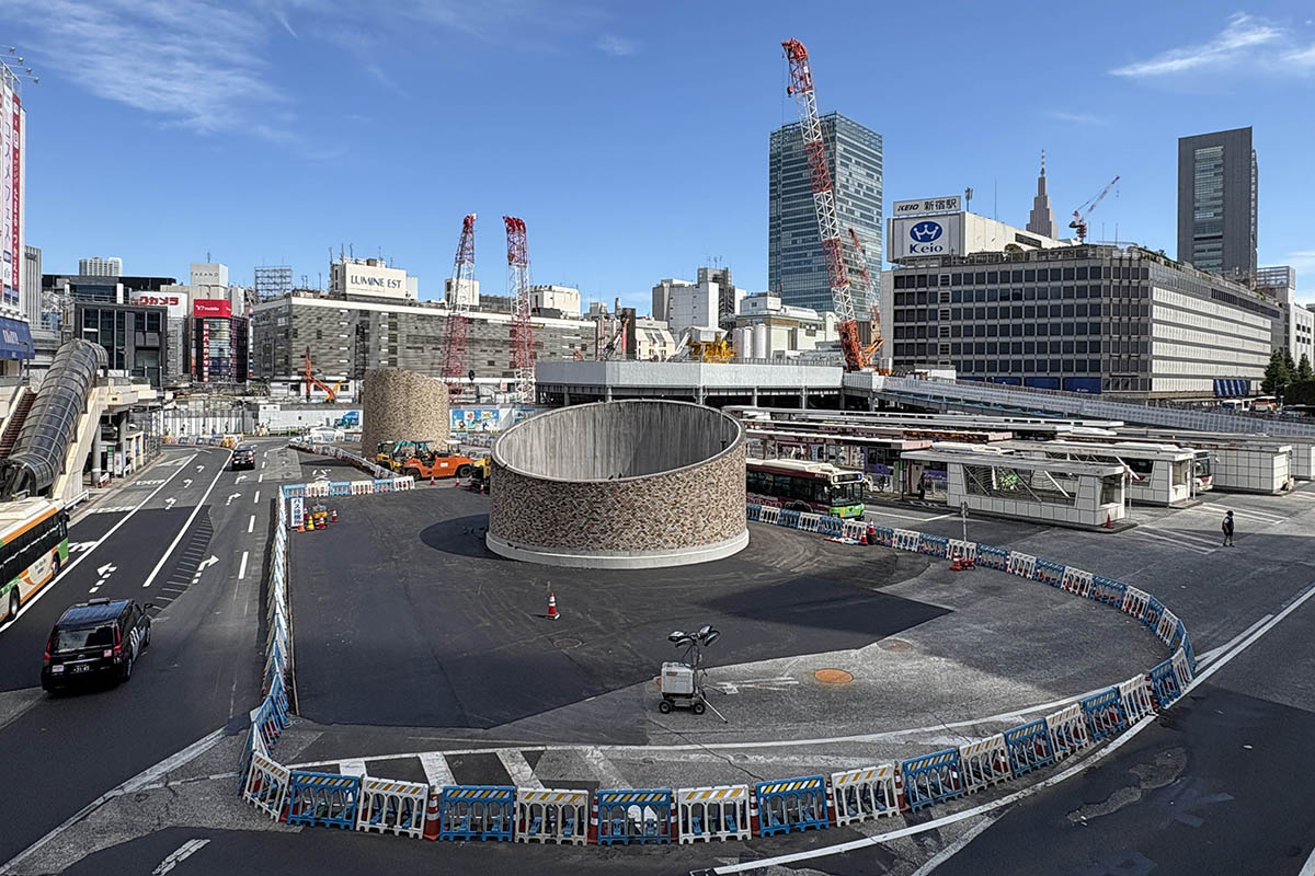 新宿駅西口(9月2日撮影)