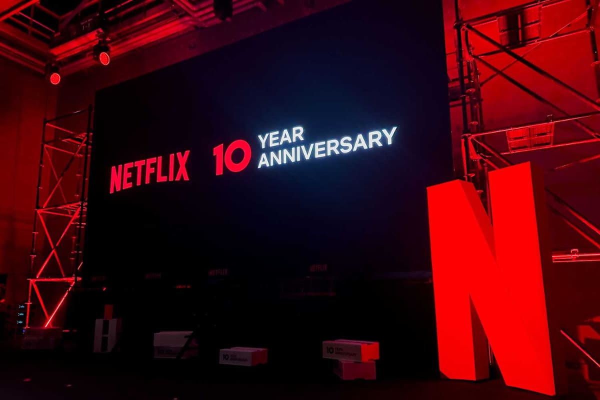 Netflix日本法人は、東宝スタジオで10周年イベントを開催