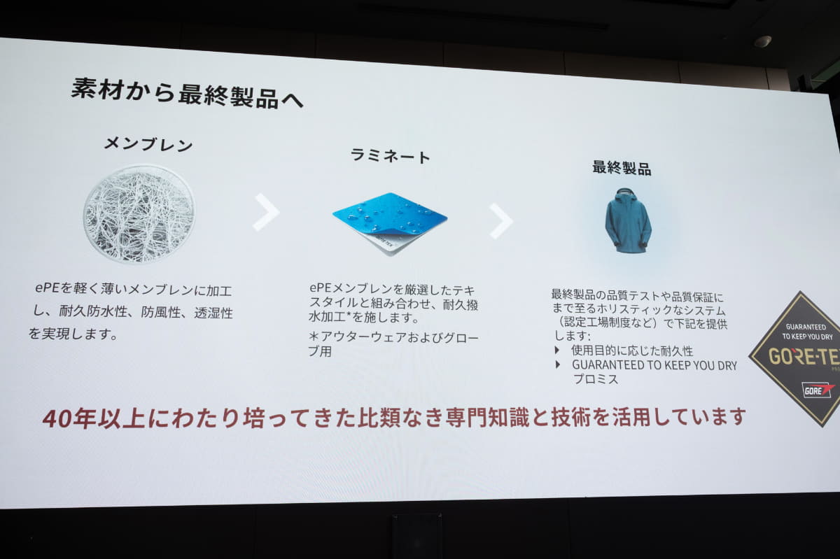 最終製品の品質も保証