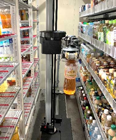 品出しをサポートするロボット