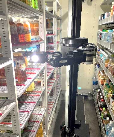 品出しをサポートするロボット