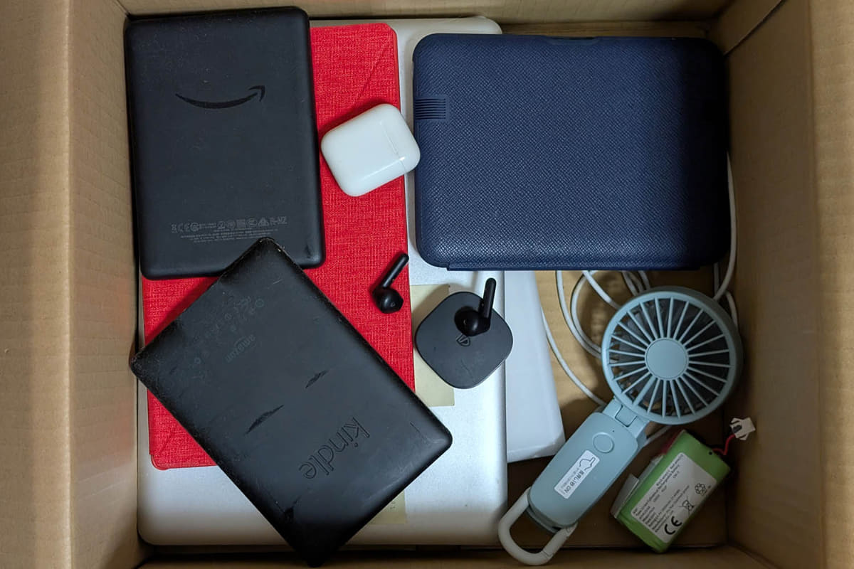 イメージ(パソコンなどは別途リサイクル回収が必要)