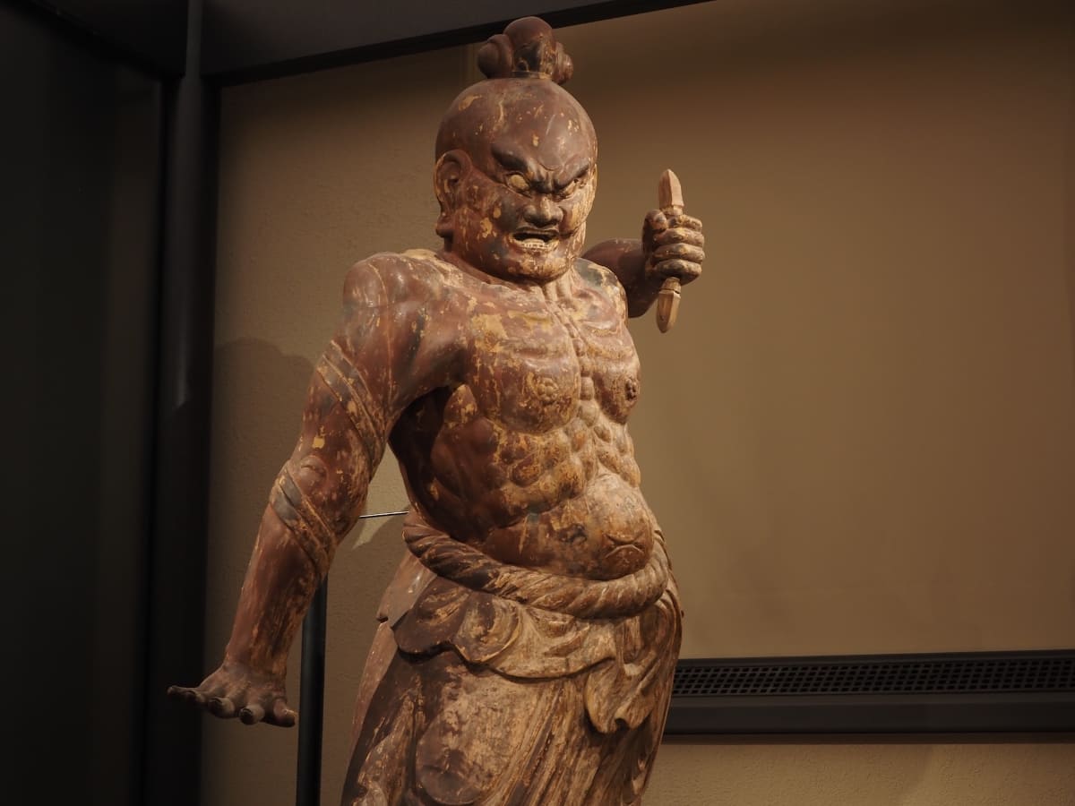 平安時代に作られた《金剛力士立像》。東京国立博物館蔵