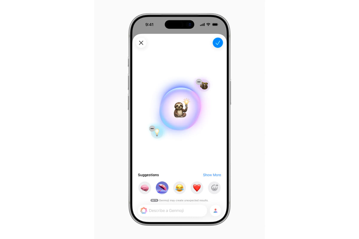 Genmojiの生成機能