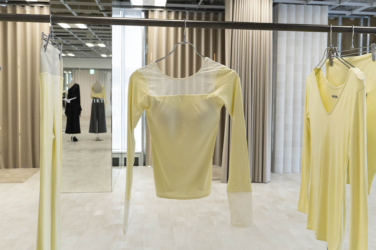 「Mizuno×Ameri SHEER DOCKING LONG SLEEVE TOPS」