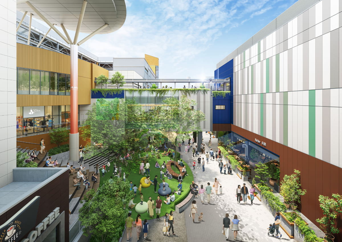 ハーバー通り　II期完成時のイメージ