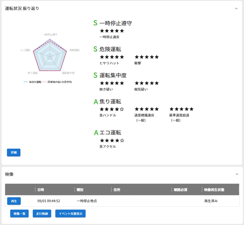 レーダーチャート