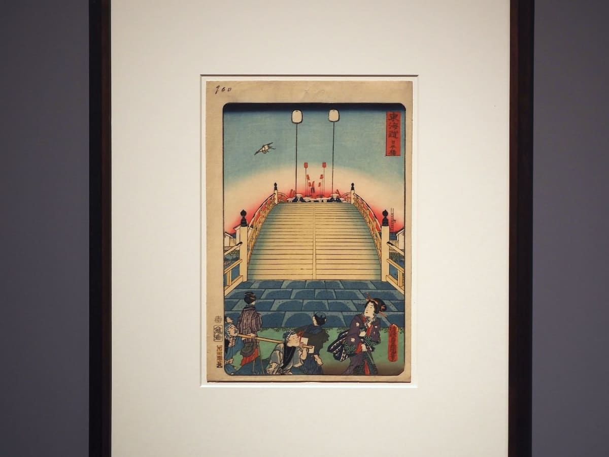 三代歌川豊国(歌川国貞《東海道名所風景 日本橋》1863(文久3年)。ファン・ゴッホ美術館、アムステルダム(フィンセント・ファン・ゴッホ財団)