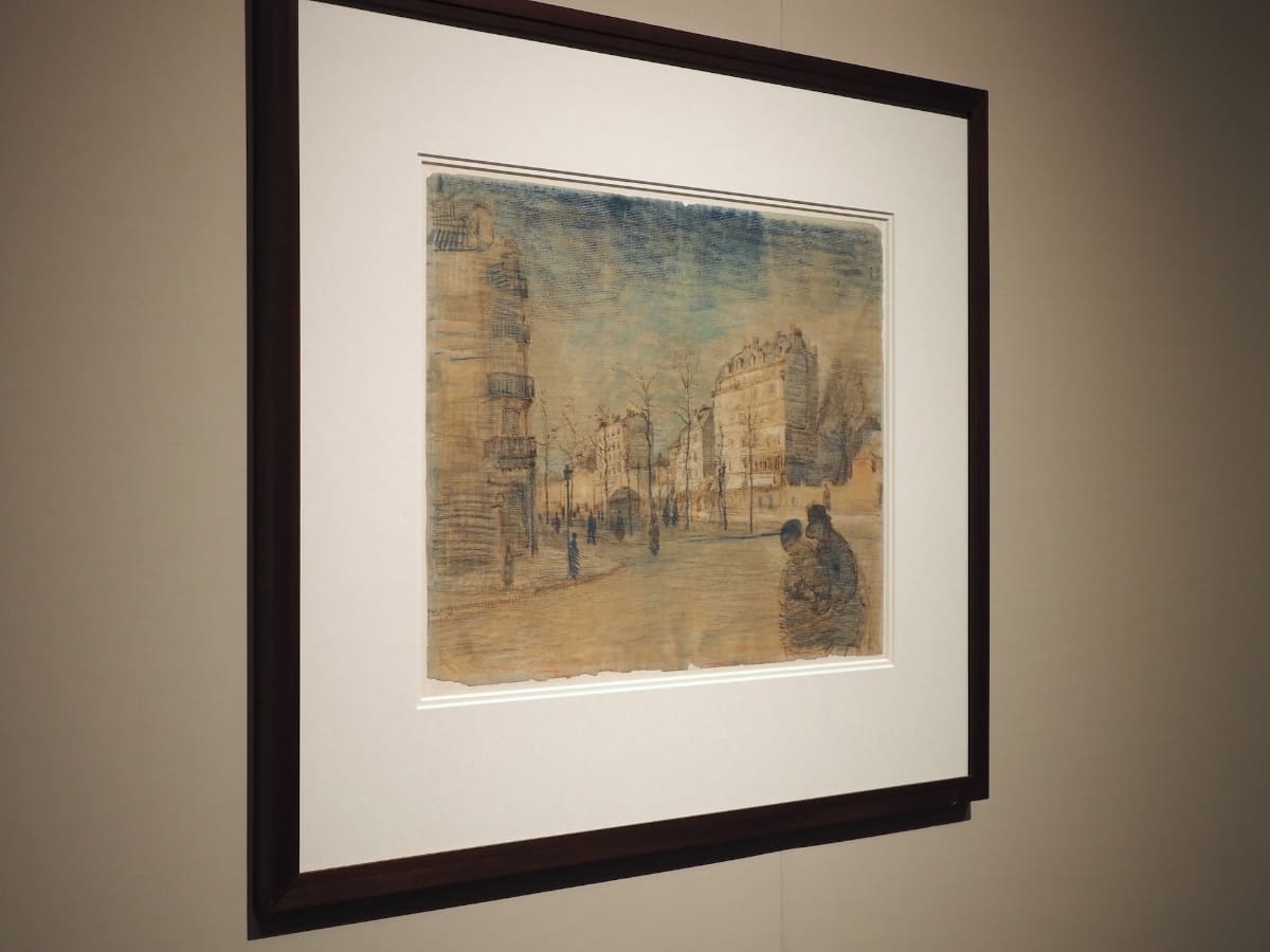 フィンセント・ファン・ゴッホ《クリシー大通り》1887年2月、パリ。ファン・ゴッホ美術館、アムステルダム(フィンセント・ファン・ゴッホ財団)