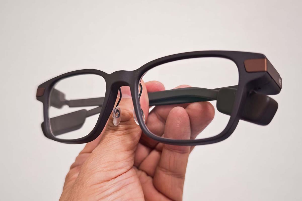 スマートグラスの「Even G1」。価格は599ドルで、日本からも注文できる