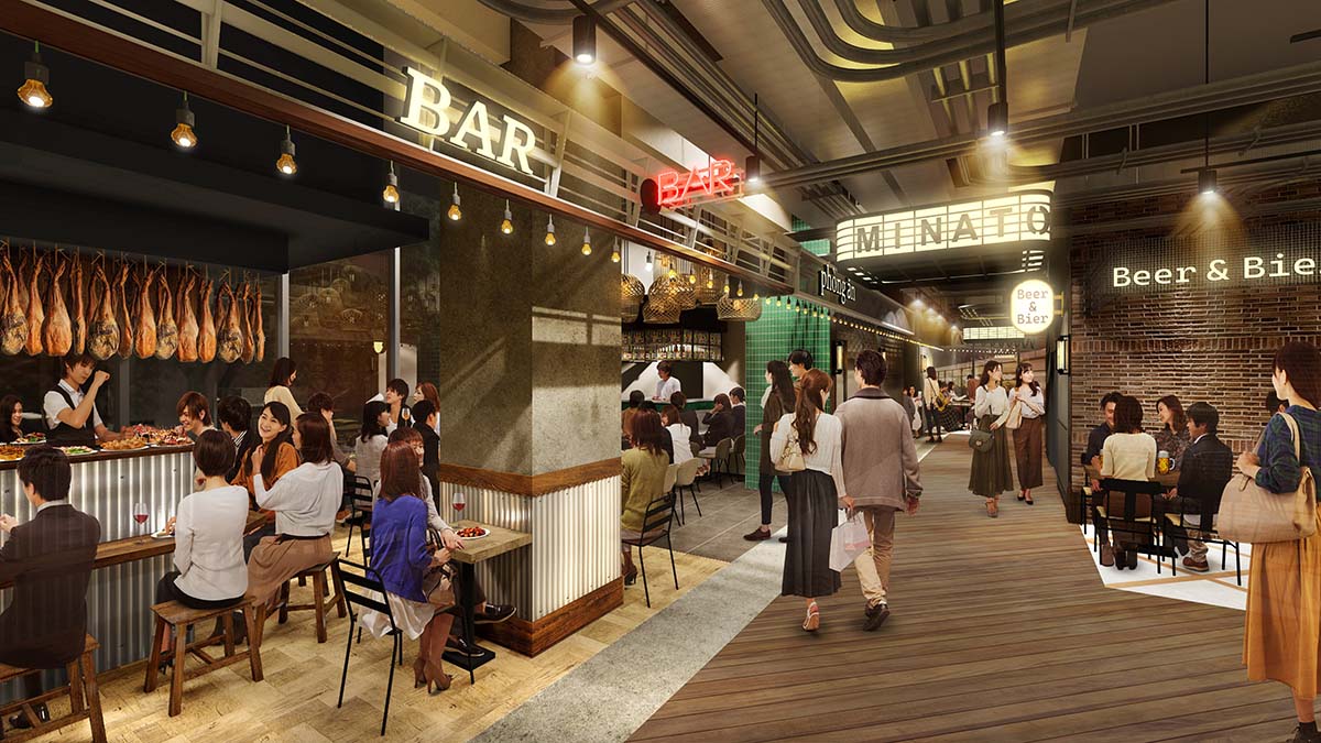 小割飲食ゾーン「スタジアム横バル街」