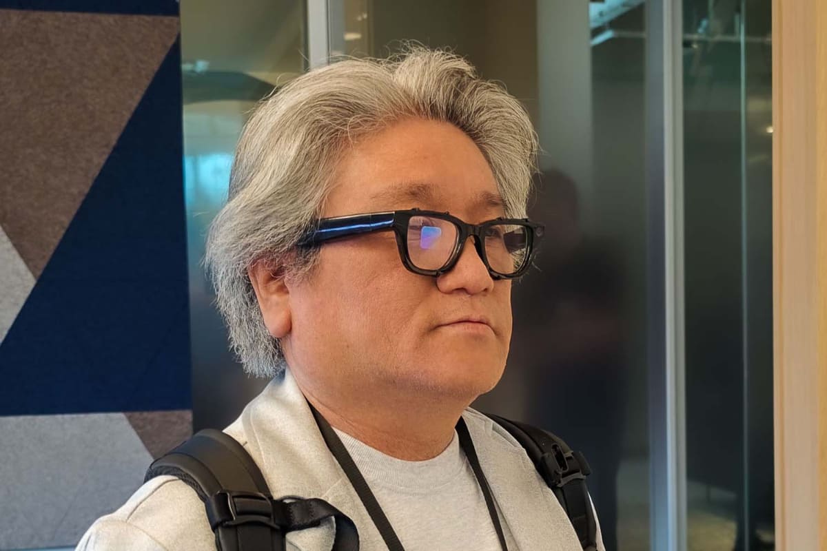 Googleが開発中のディスプレイ搭載・情報系スマートグラス試作モデル。5月のGoogle I/Oで筆者が体験した時のもの