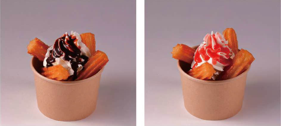 チュロパフェ チョコ/いちご