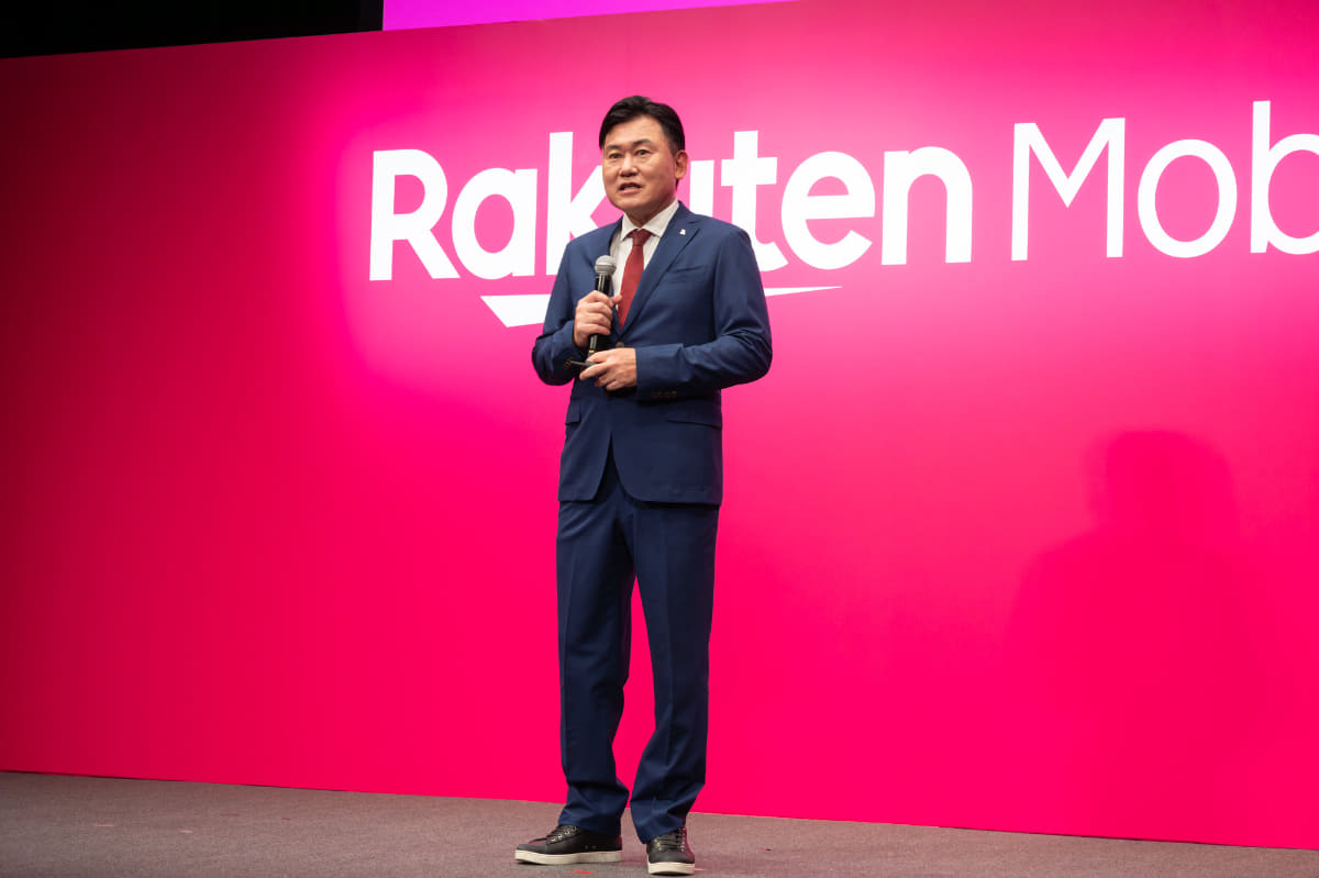 楽天モバイル 代表取締役会長の三木谷浩史氏