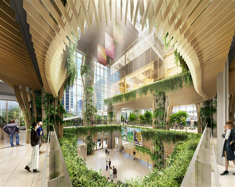 アトリウム内観