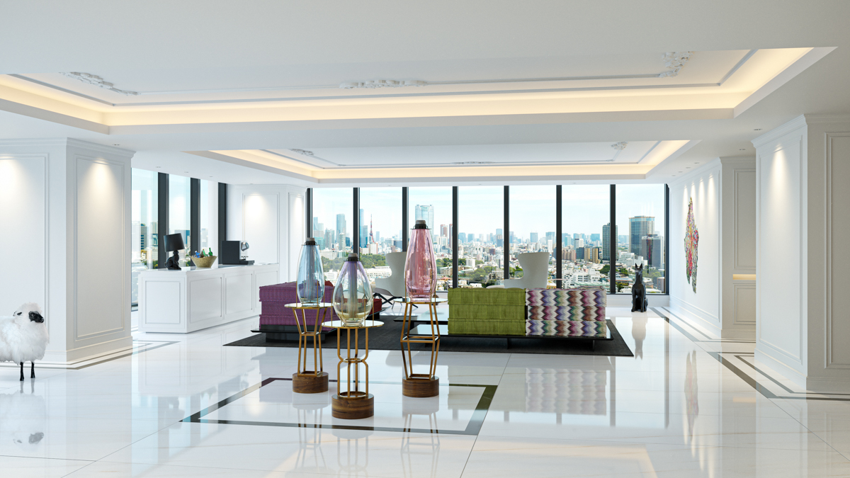 賃貸住宅ラウンジ