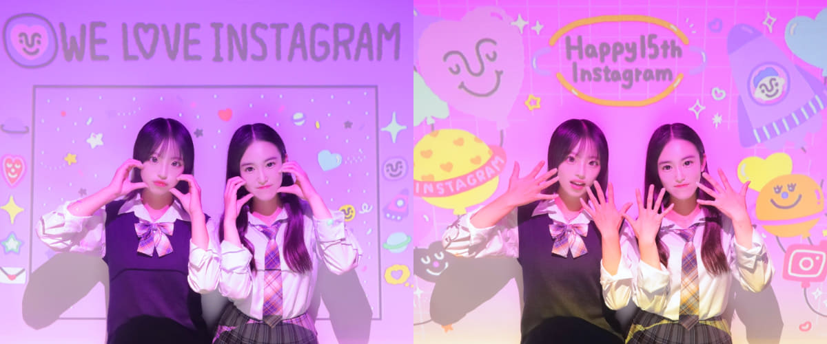 プロジェクターフォト用背景(2種類)