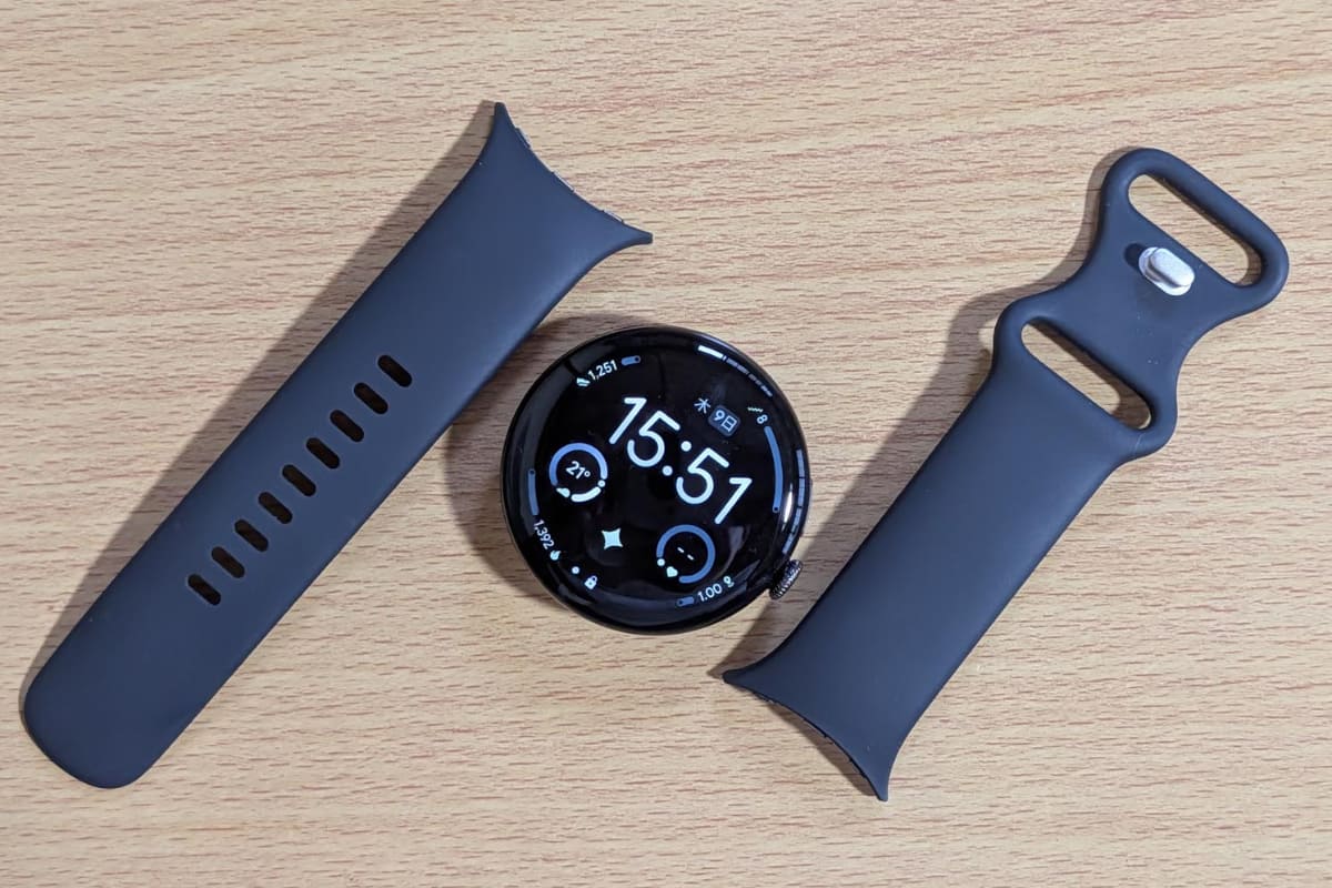 バンドは器具なしで取り外し・交換が可能