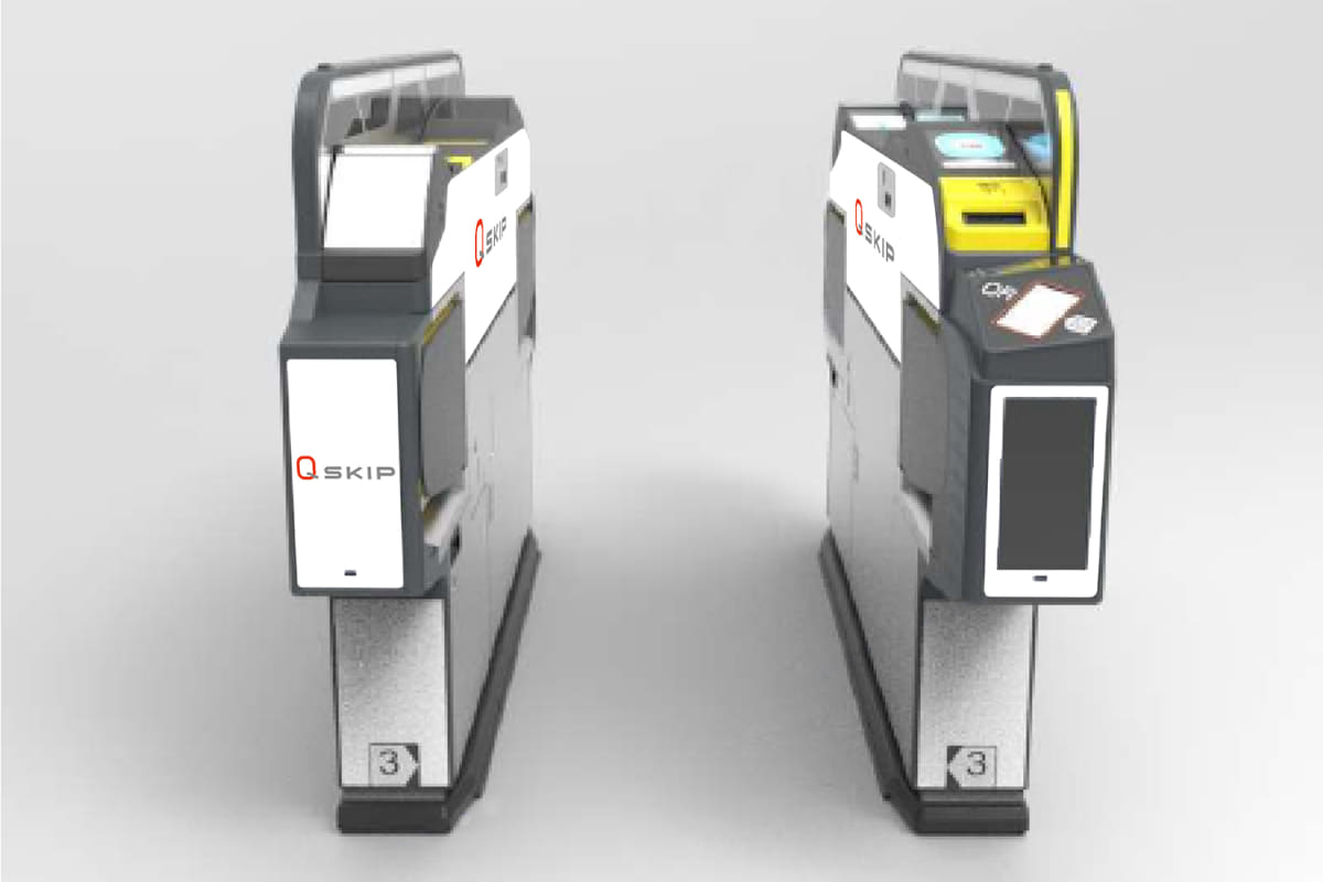 新改札では表示エリアを拡大