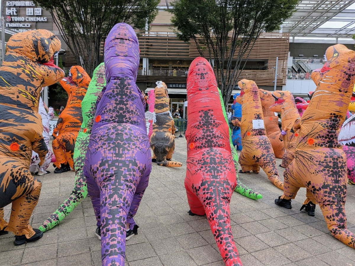 どこを見てもティラノ