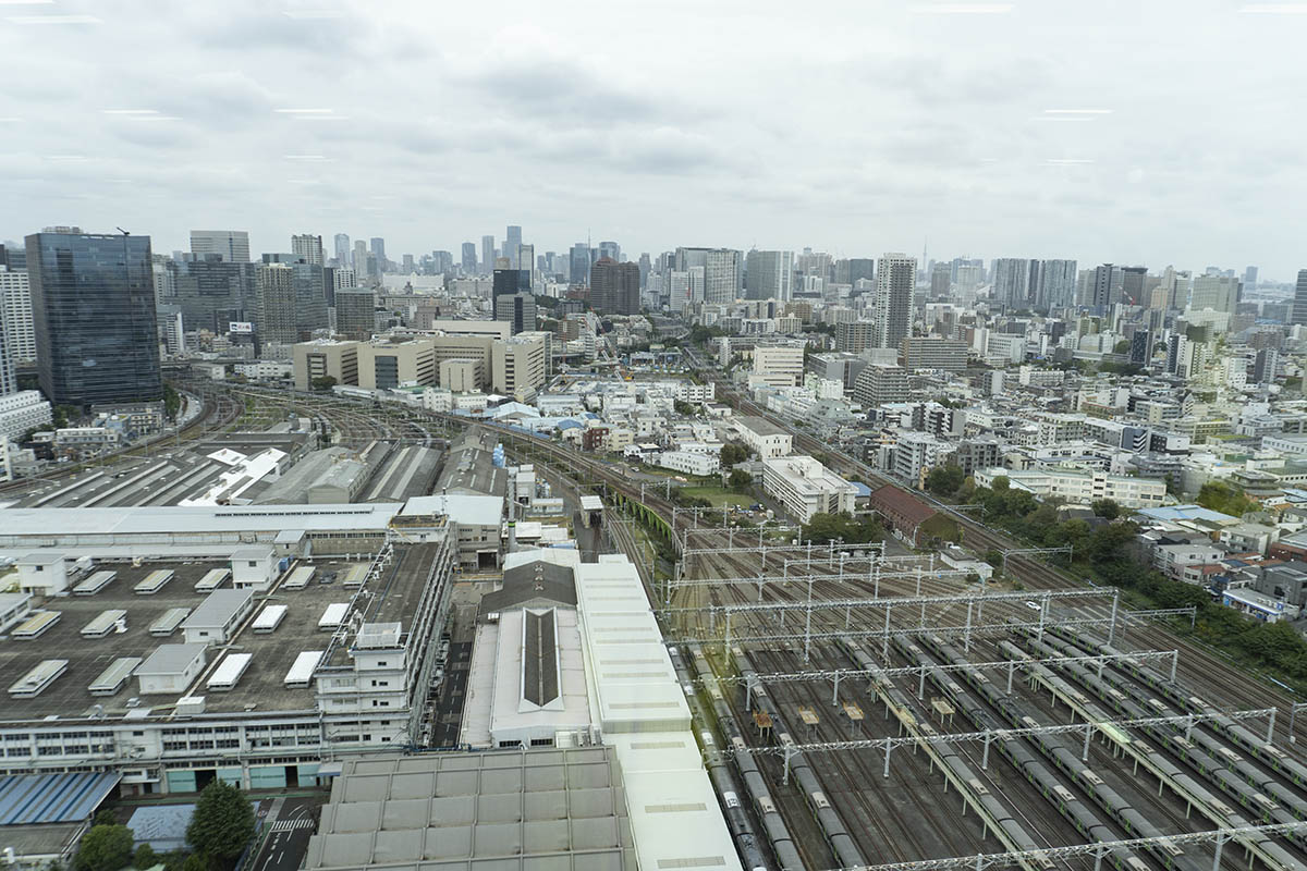 北方向(品川方面)の眺望