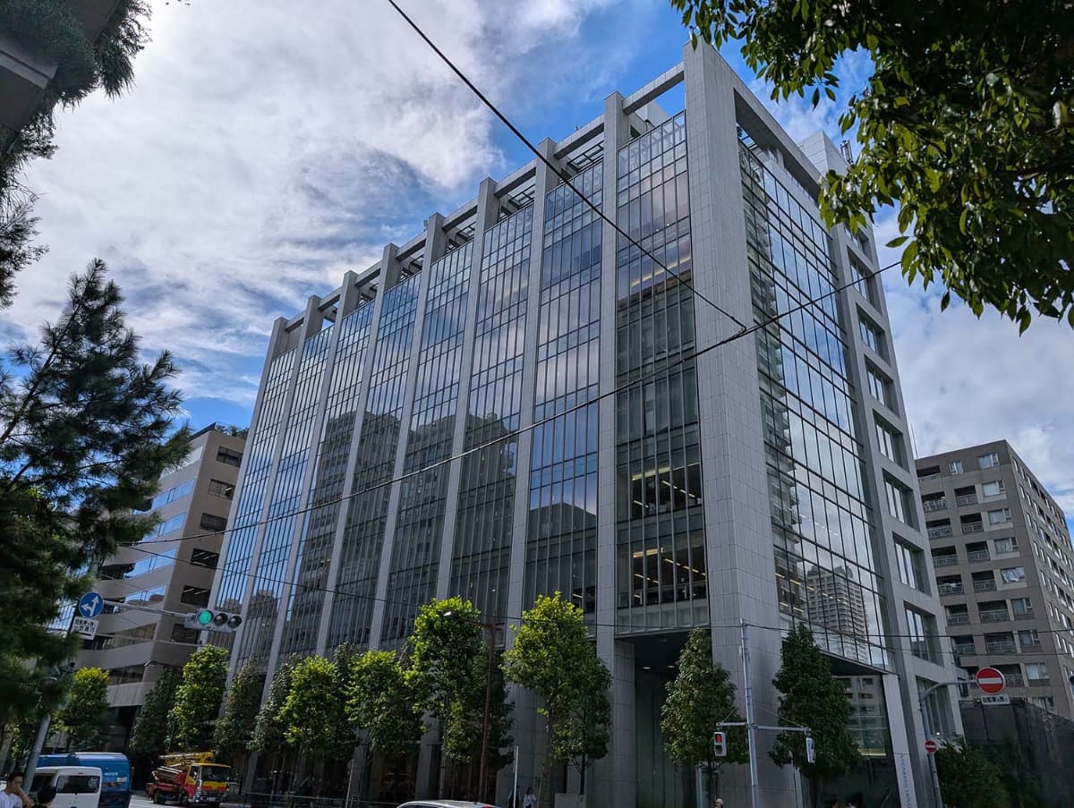 イーネット本社が入居する日本橋安田スカイゲートビル