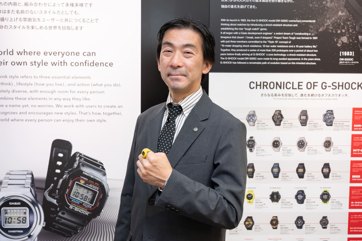 カシオ計算機 羽村技術センター 時計事業部 商品企画部の小島一泰氏