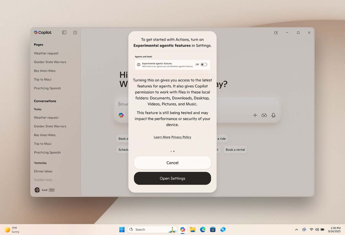 ゲームプレイを補助する「Gaming Copilot」も幅広く使えるようになる
