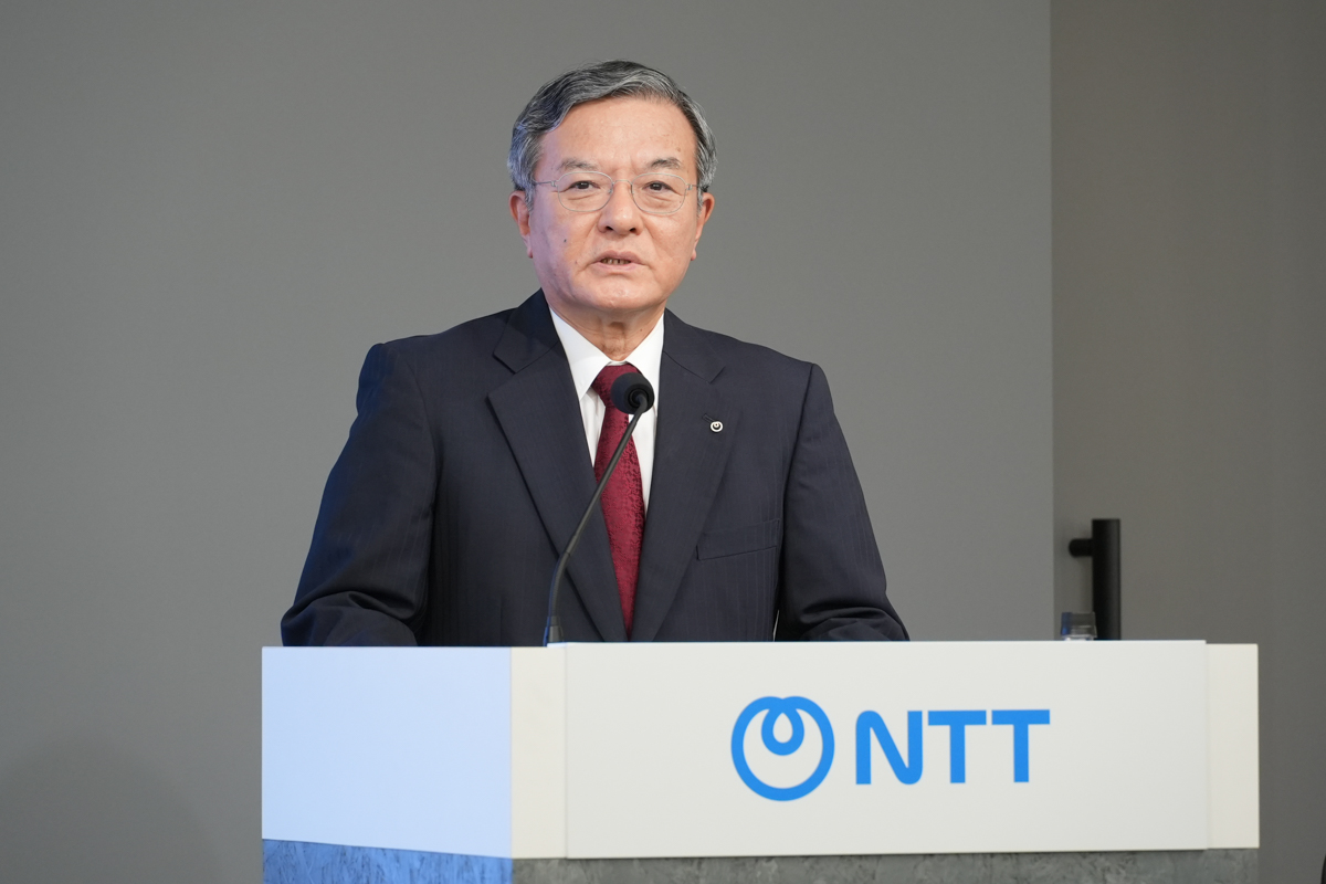 NTT代表取締役社長 島田 明氏