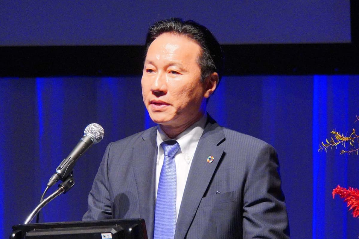 CEATECで講演したソフトバンクの佃CTOは、「一番重要なのはアップリンク」と語った