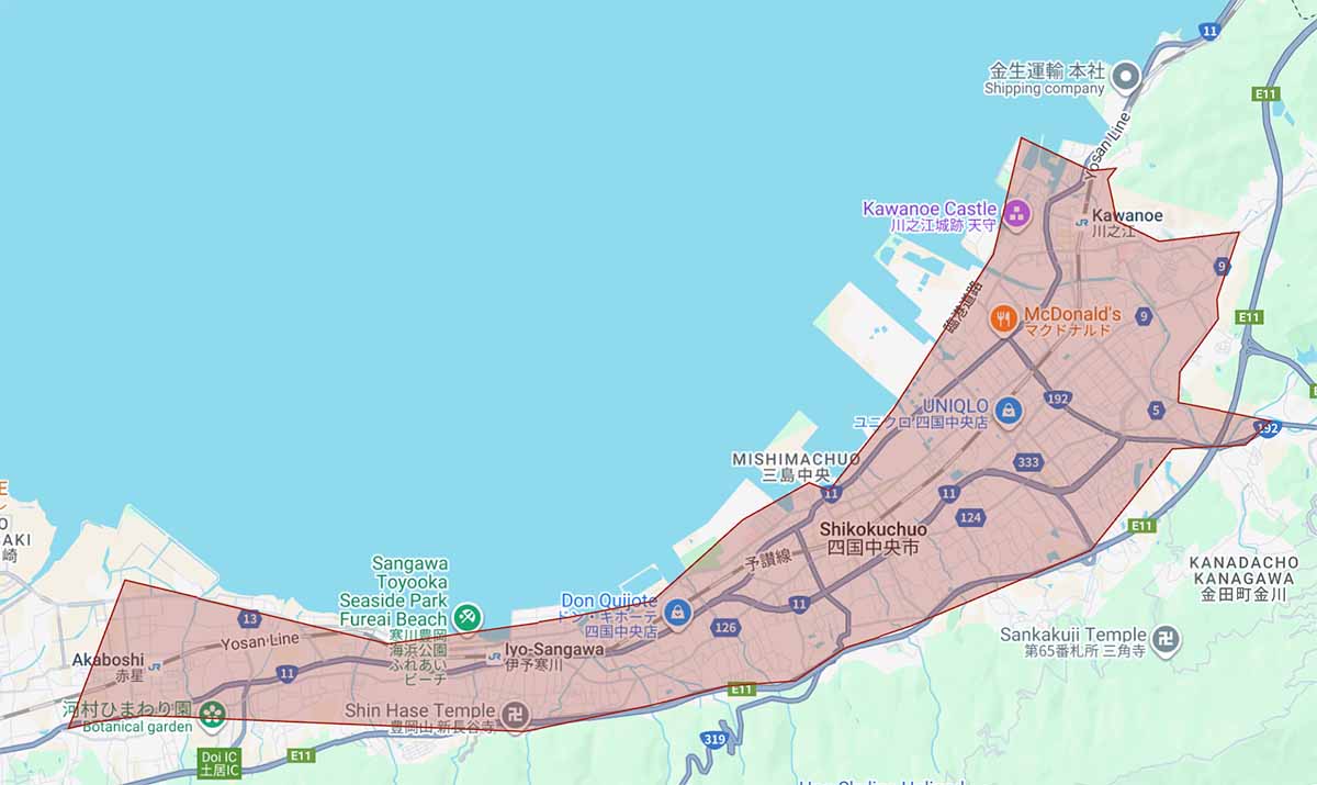愛媛県四国中央市