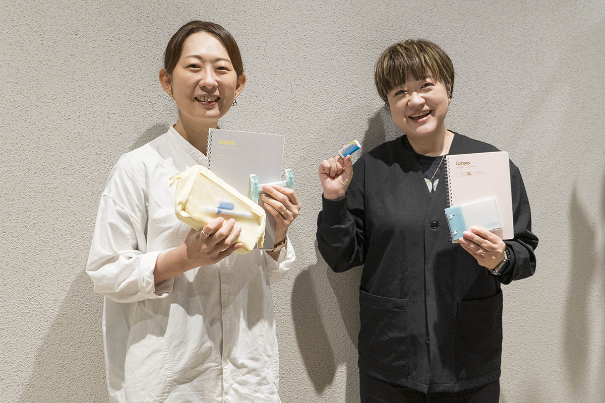 (左)コクヨ グローバルステーショナリー事業本部 マーケティング戦略推進本部 本部長 本村香代子さん、(右)同事業本部 グローバルマーケティング部 コミュニケーショングループ グループリーダー 柴田順子さん