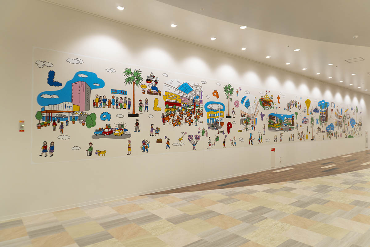 南船橋の歴史アート