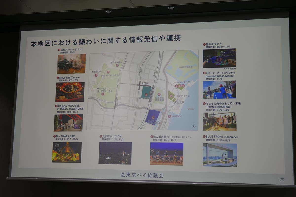 11月1日～3日に、芝東京ベイでさまざまなイベントを開催