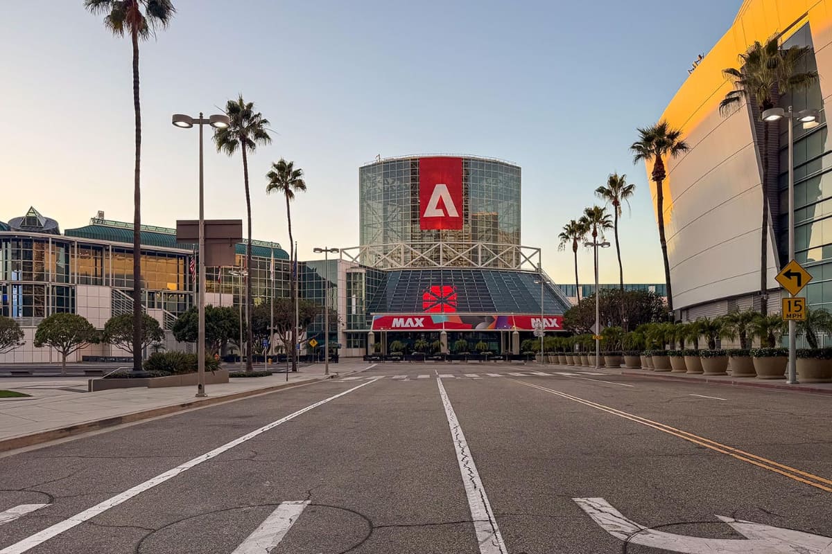 今年のAdobe MAXは、ロサンゼルス・コンベンションセンターで開催